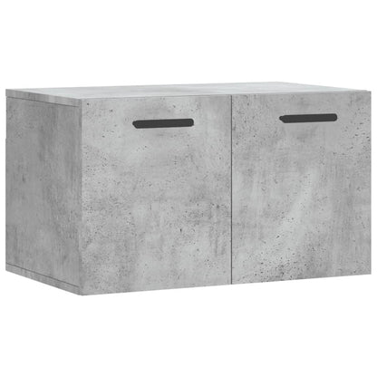 vidaXL Armoire murale gris béton 60x36,5x35 cm Aggloméré