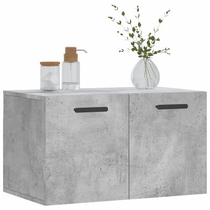 vidaXL Armoire murale gris béton 60x36,5x35 cm Aggloméré