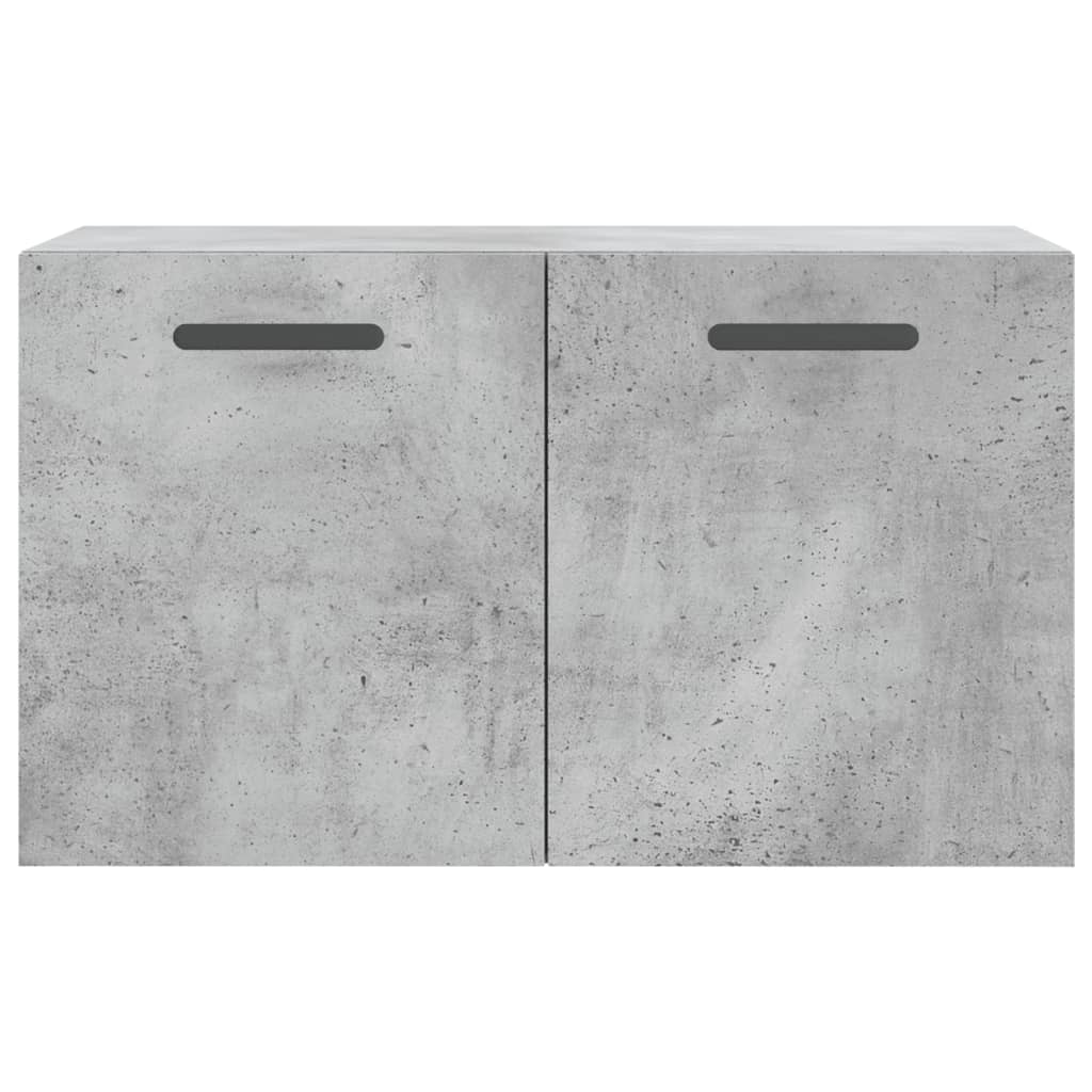 vidaXL Armoire murale gris béton 60x36,5x35 cm Aggloméré