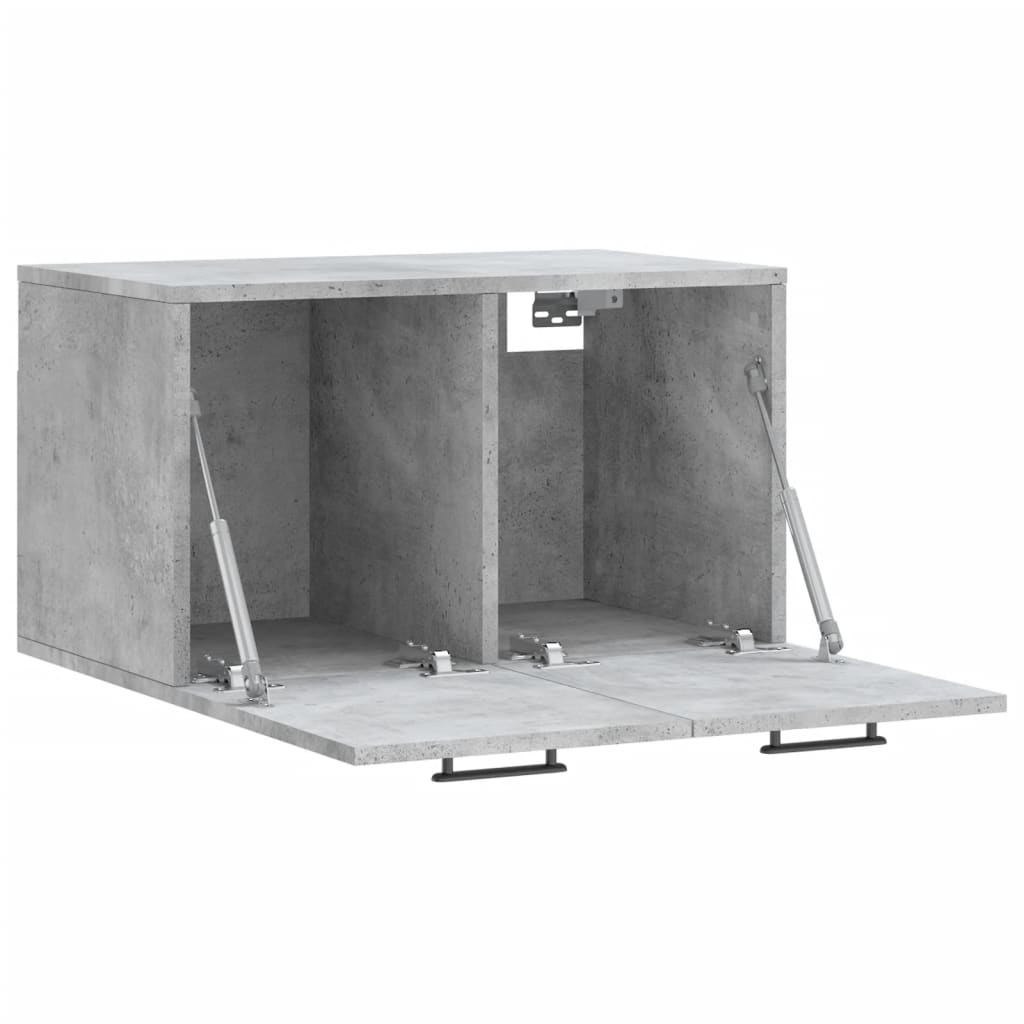 vidaXL Armoire murale gris béton 60x36,5x35 cm Aggloméré