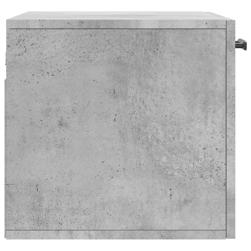 vidaXL Armoire murale gris béton 60x36,5x35 cm Aggloméré