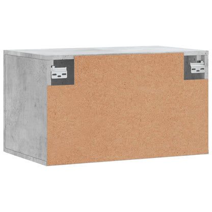 vidaXL Armoire murale gris béton 60x36,5x35 cm Aggloméré