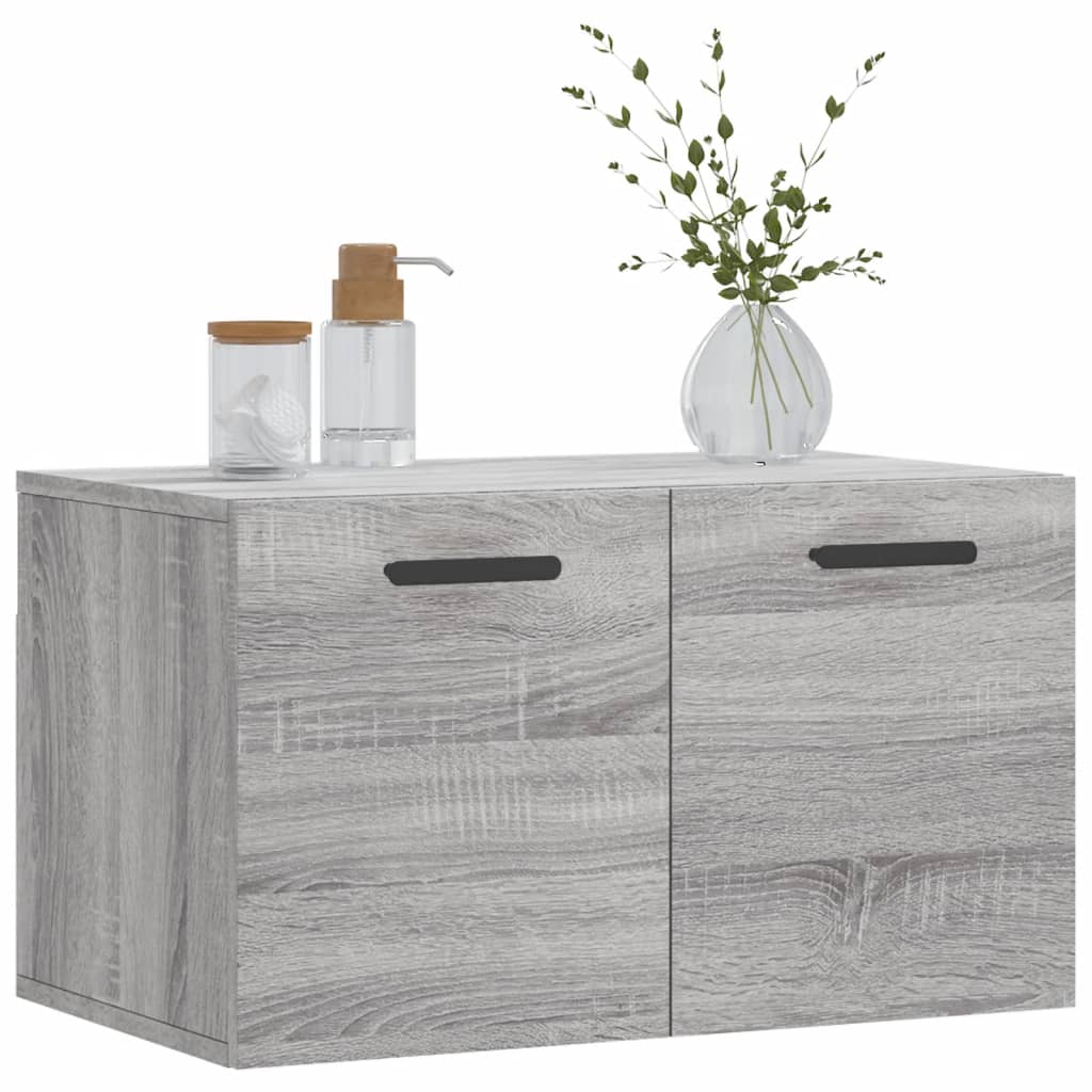 vidaXL Armoire murale gris Sonoma 60x36,5x35 cm Aggloméré