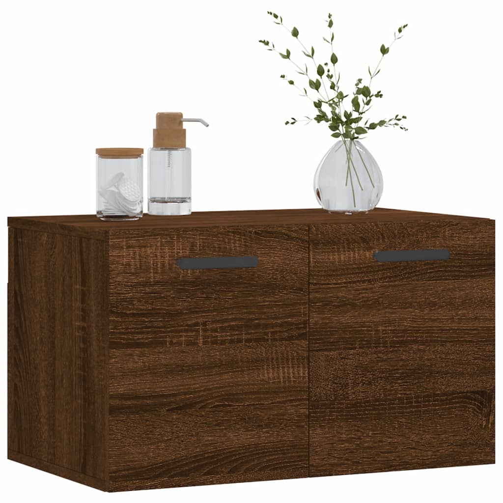 vidaXL Armoire murale aspect chêne marron 60x36,5x35 cm Bois d'ingénierie