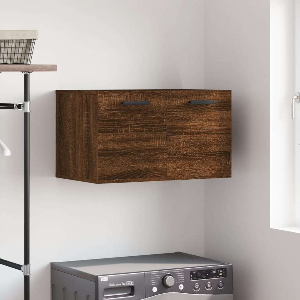 vidaXL Armoire murale aspect chêne marron 60x36,5x35 cm Bois d'ingénierie