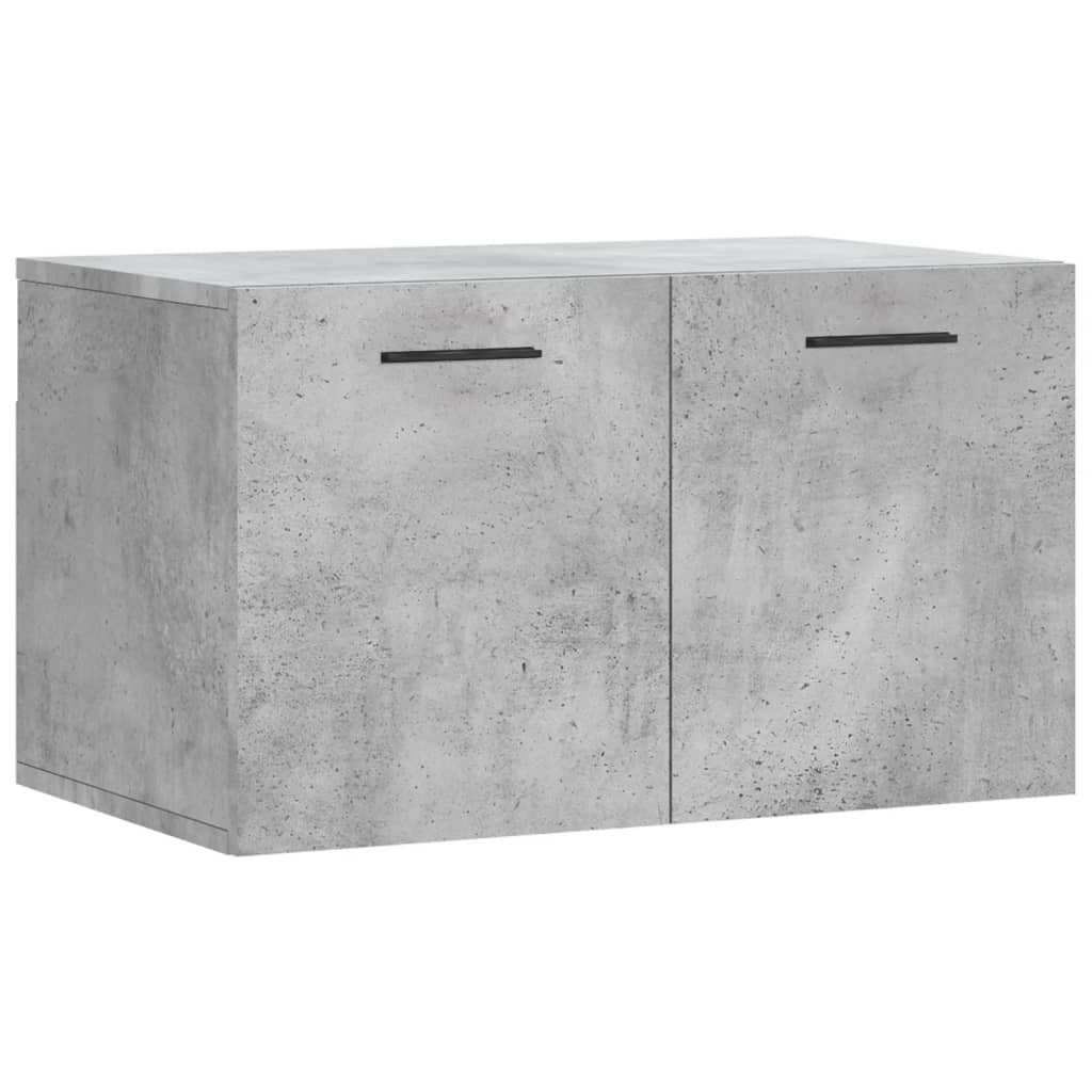 vidaXL Armoire murale gris béton 60x36,5x35 cm Aggloméré