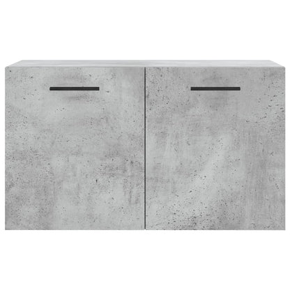 vidaXL Armoire murale gris béton 60x36,5x35 cm Aggloméré