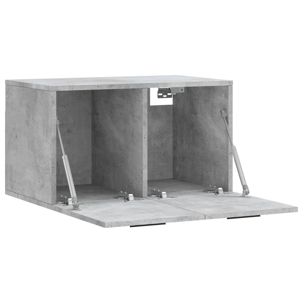 vidaXL Armoire murale gris béton 60x36,5x35 cm Aggloméré