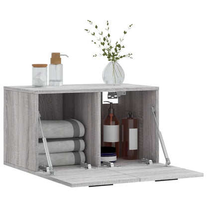 vidaXL Armoire murale gris Sonoma 60x36,5x35 cm Aggloméré