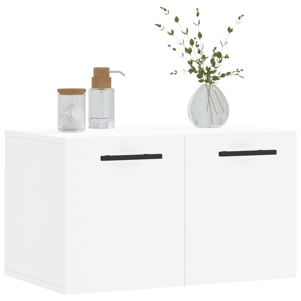 vidaXL Armoire murale blanche 60x36,5x35 cm en bois d'ingénierie