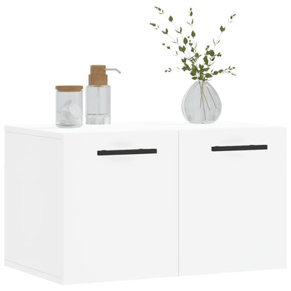 vidaXL Armoire murale blanche 60x36,5x35 cm en bois d'ingénierie