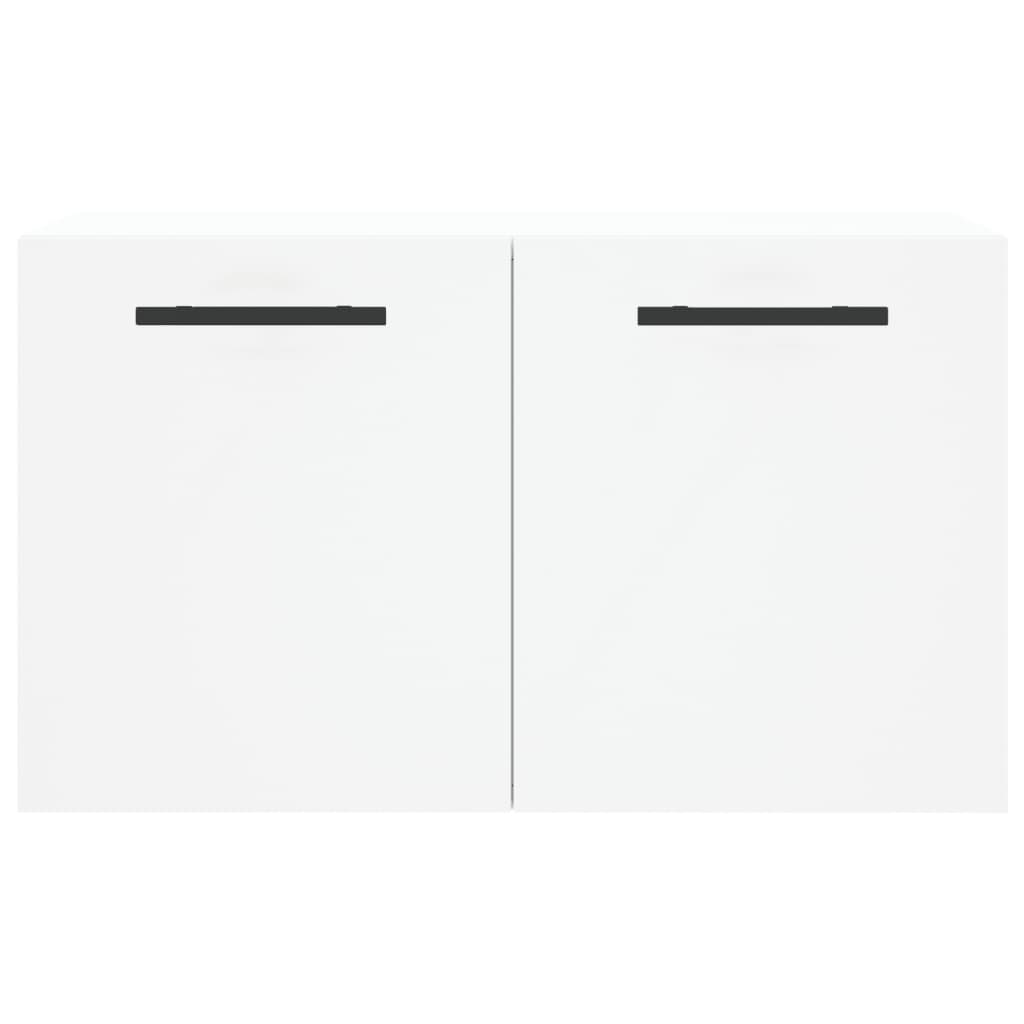 vidaXL Armoire murale blanche 60x36,5x35 cm en bois d'ingénierie