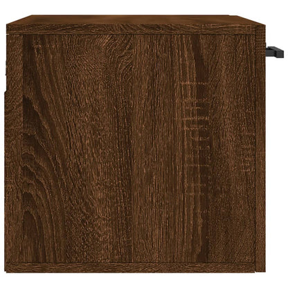 vidaXL Armoire murale marron aspect chêne 60x36,5x35cm en bois d'ingénierie