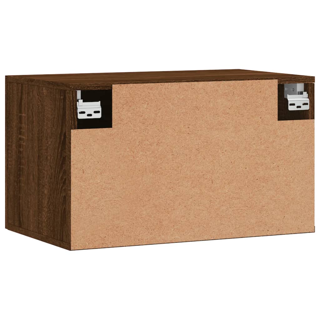 vidaXL Armoire murale marron aspect chêne 60x36,5x35cm en bois d'ingénierie