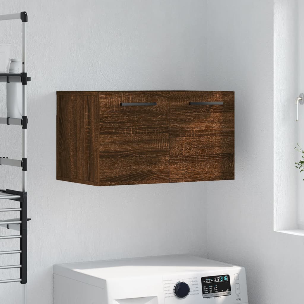 vidaXL Armoire murale marron aspect chêne 60x36,5x35cm en bois d'ingénierie