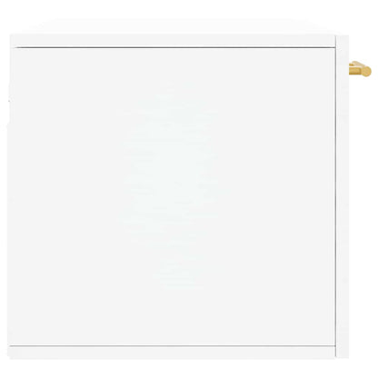 vidaXL Armoire murale blanc 80x36,5x35 cm Aggloméré