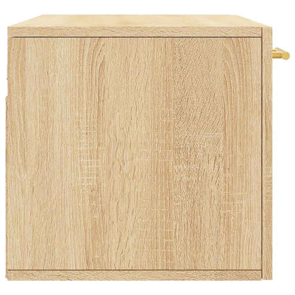 vidaXL Meuble mural chêne Sonoma 80x36,5x35 cm Aggloméré
