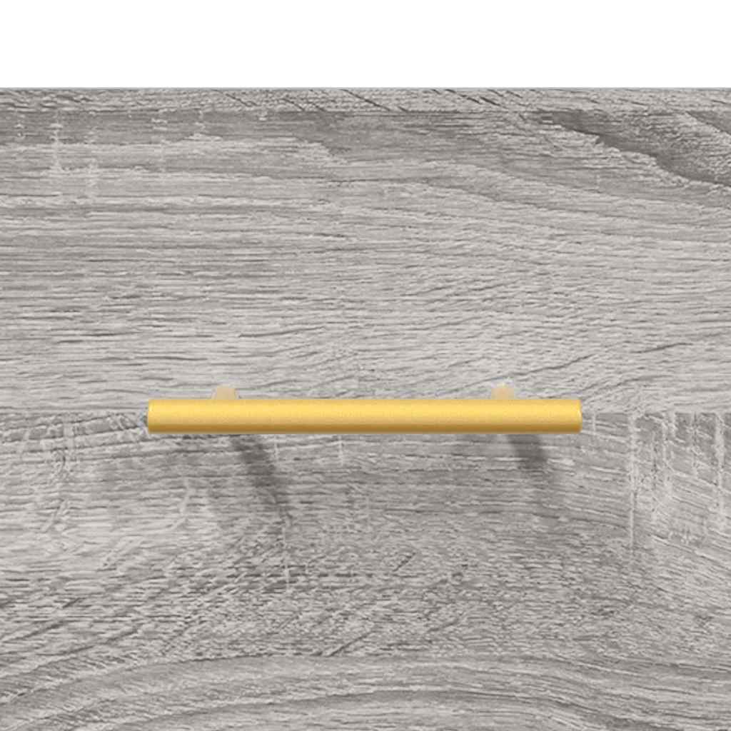 vidaXL Wandschrank Grau Sonoma 80x36,5x35 cm Holzwerkstoff