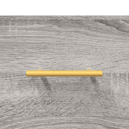 vidaXL Wandschrank Grau Sonoma 80x36,5x35 cm Holzwerkstoff