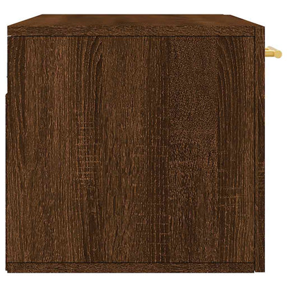 vidaXL Armoire murale aspect chêne marron 80x36,5x35 cm en bois d'ingénierie