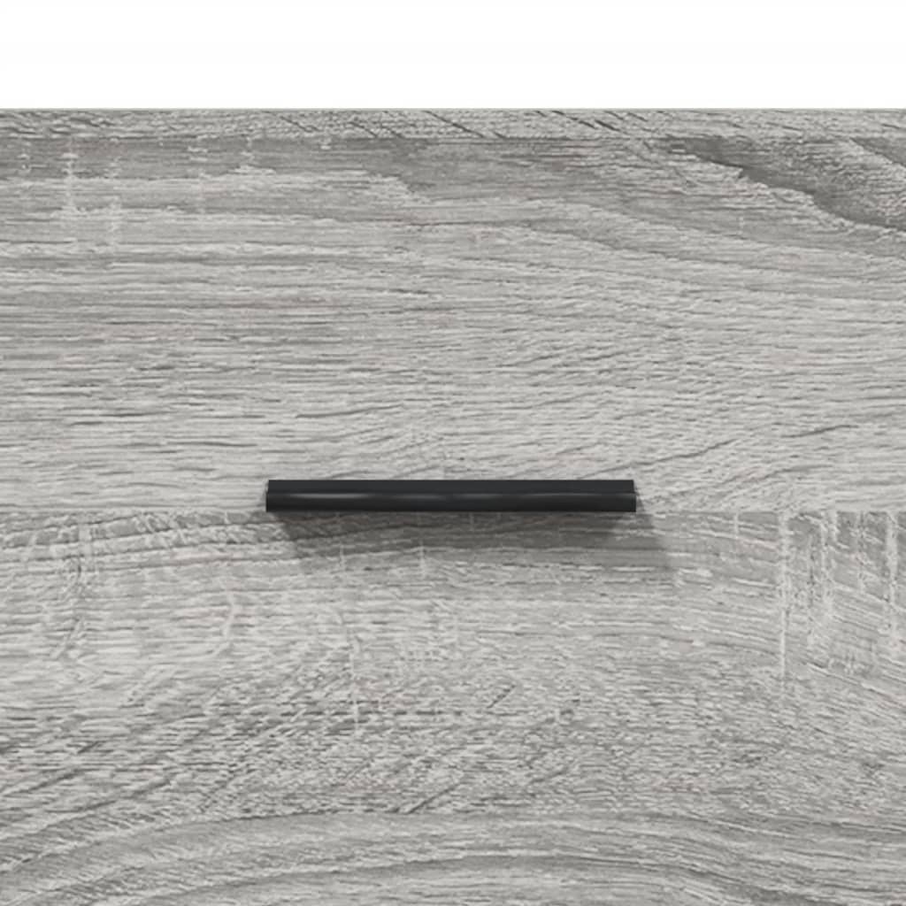 vidaXL Wandschrank Grau Sonoma 80x36,5x35 cm Holzwerkstoff