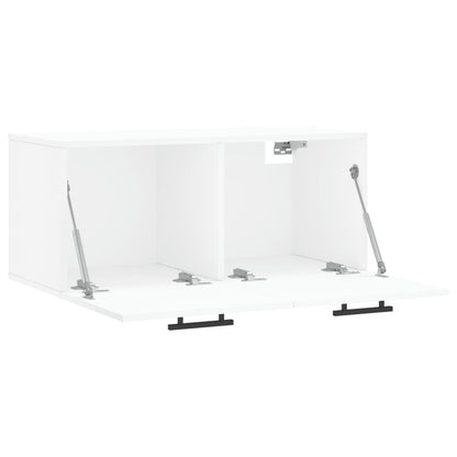 vidaXL Wandschrank Weiß 80x36,5x35 cm Holzwerkstoff