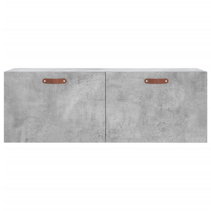vidaXL Armoire murale gris béton 100x36,5x35 cm Aggloméré