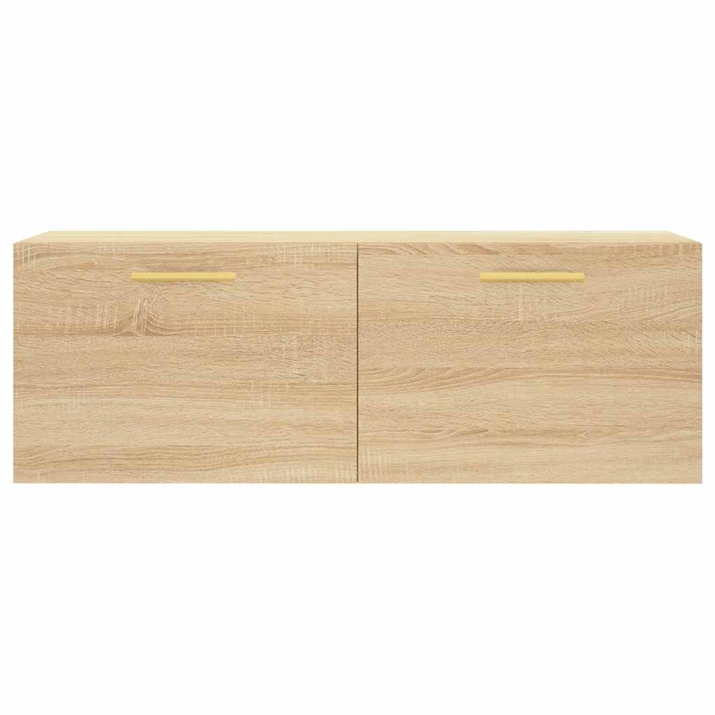 vidaXL Armoire murale chêne sonoma 100x36,5x35 cm Aggloméré
