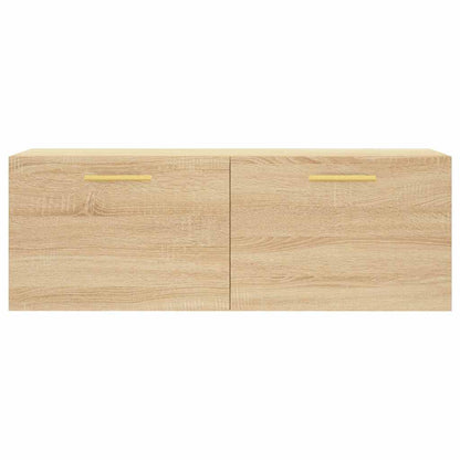 vidaXL Armoire murale chêne sonoma 100x36,5x35 cm Aggloméré
