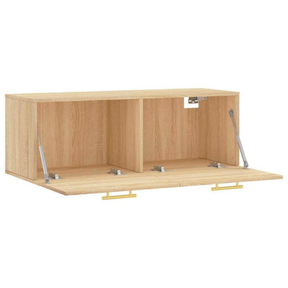 vidaXL Armoire murale chêne sonoma 100x36,5x35 cm Aggloméré