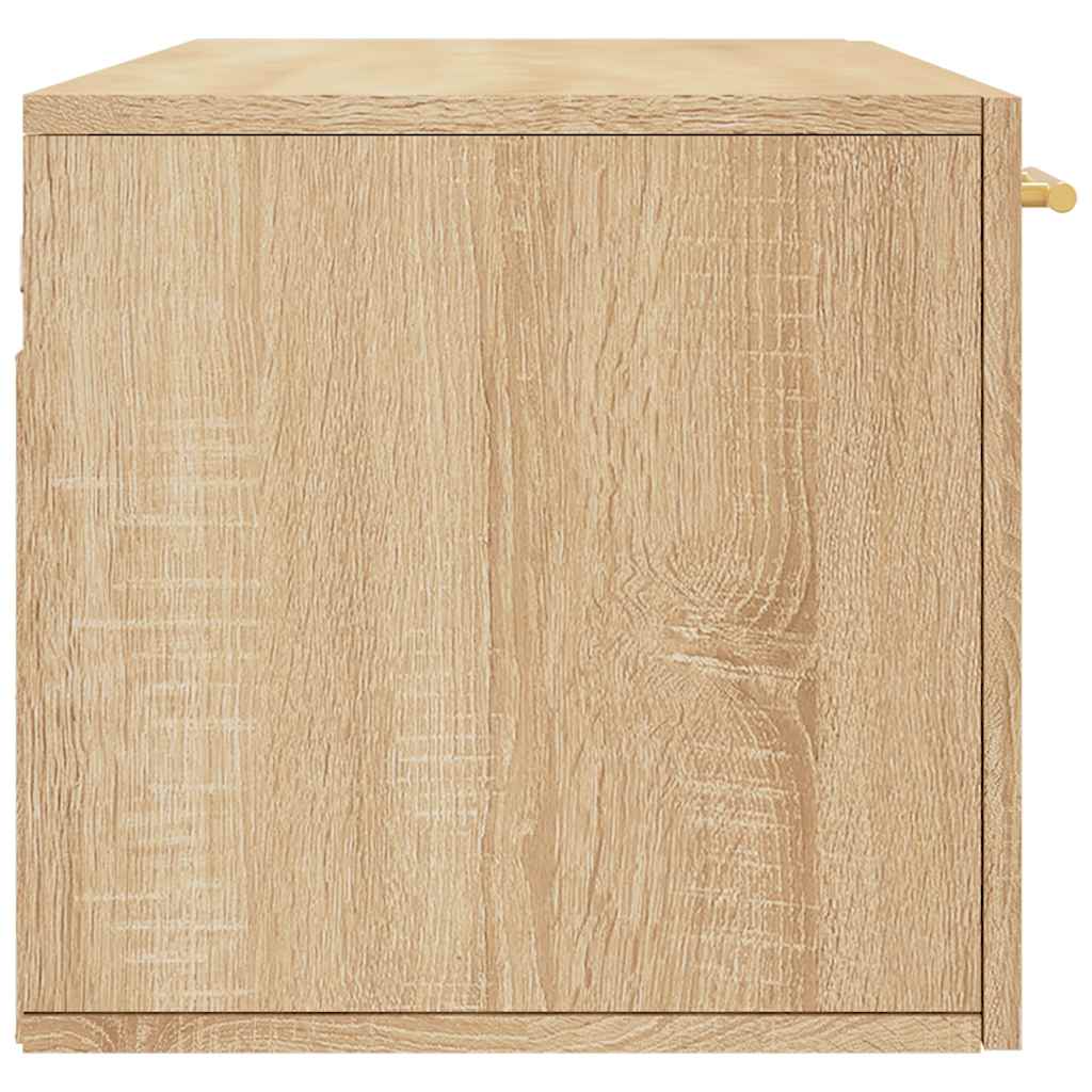 vidaXL Armoire murale chêne sonoma 100x36,5x35 cm Aggloméré