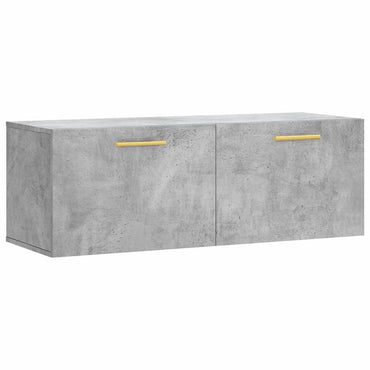 vidaXL Wandschrank Betongrau 100x36,5x35 cm Holzwerkstoff