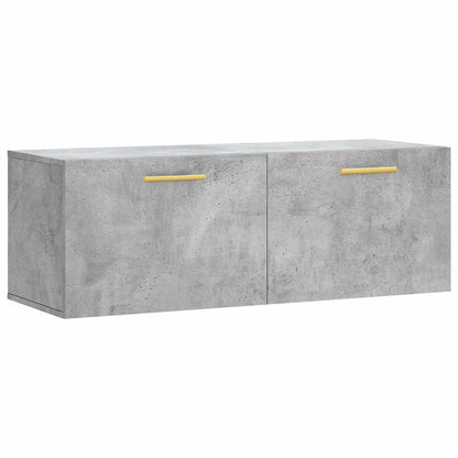vidaXL Armoire murale gris béton 100x36,5x35 cm Aggloméré