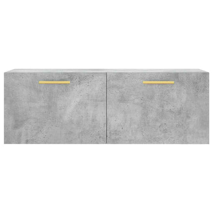 vidaXL Armoire murale gris béton 100x36,5x35 cm Aggloméré