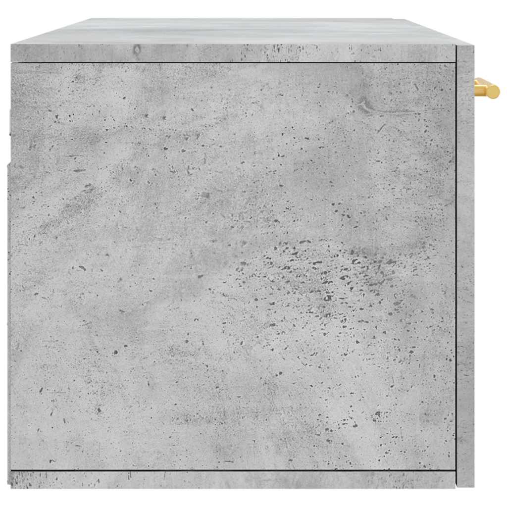 vidaXL Armoire murale gris béton 100x36,5x35 cm Aggloméré