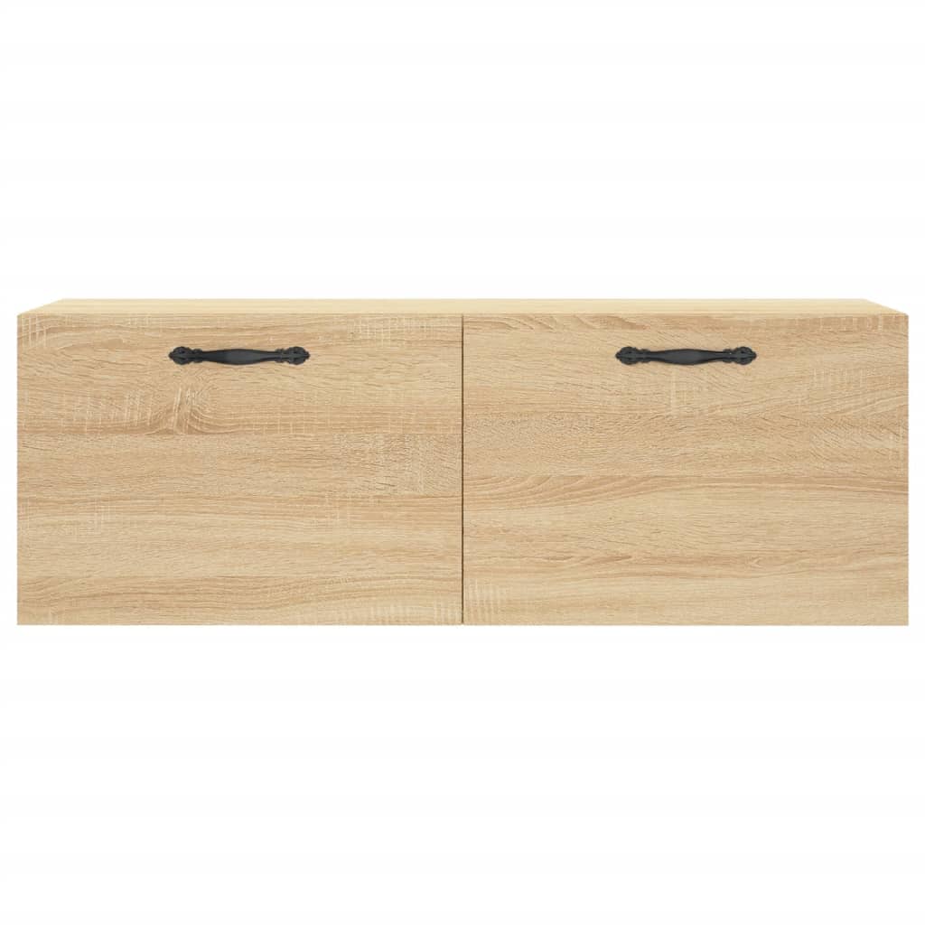 vidaXL Armoire murale chêne sonoma 100x36,5x35 cm Aggloméré