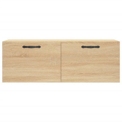 vidaXL Armoire murale chêne sonoma 100x36,5x35 cm Aggloméré