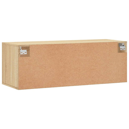 vidaXL Armoire murale chêne sonoma 100x36,5x35 cm Aggloméré
