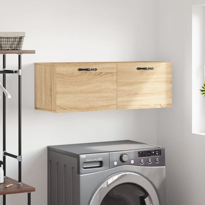 vidaXL Armoire murale chêne sonoma 100x36,5x35 cm Aggloméré