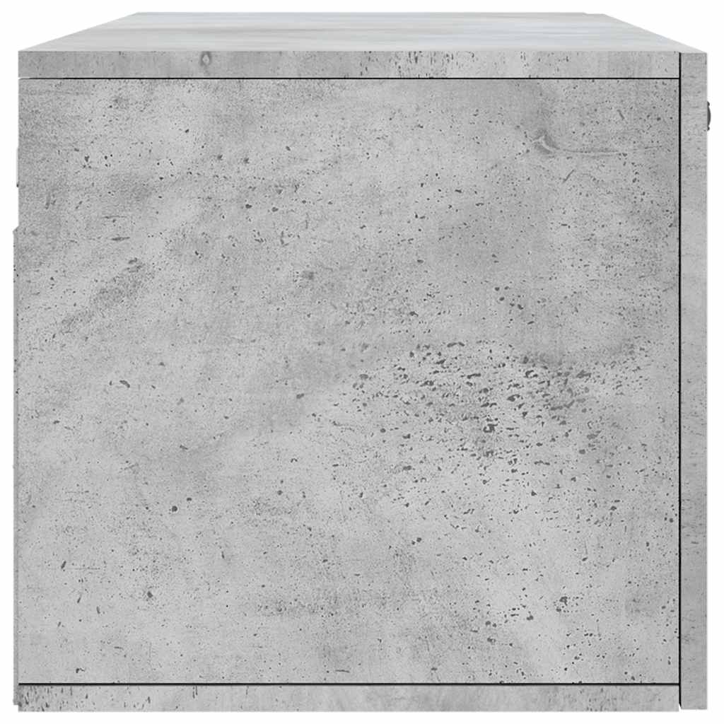 vidaXL Wandschrank Betongrau 100x36,5x35 cm Holzwerkstoff