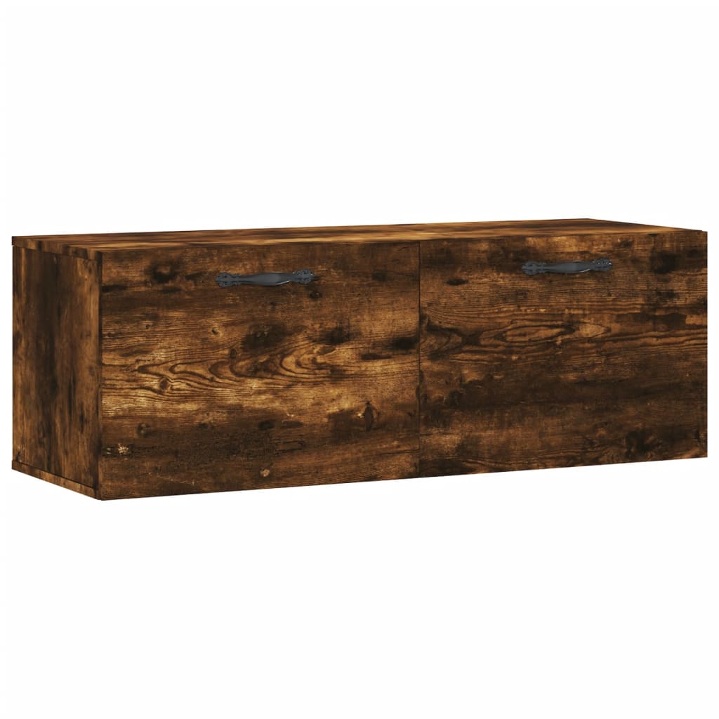 vidaXL Wandschrank Räuchereiche 100x36,5x35 cm Holzwerkstoff