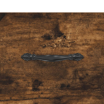 vidaXL Wandschrank Räuchereiche 100x36,5x35 cm Holzwerkstoff