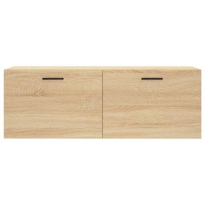 vidaXL Wandschrank Sonoma-Eiche 100x36,5x35 cm Holzwerkstoff