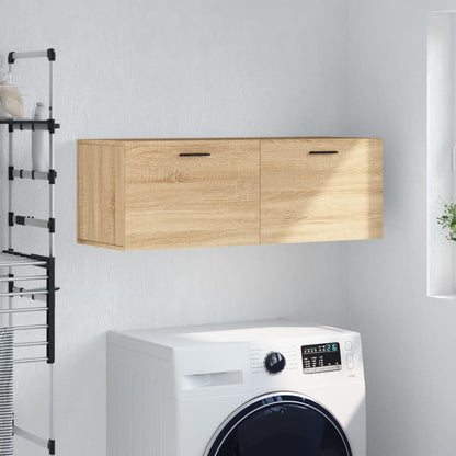 vidaXL Wandschrank Sonoma-Eiche 100x36,5x35 cm Holzwerkstoff