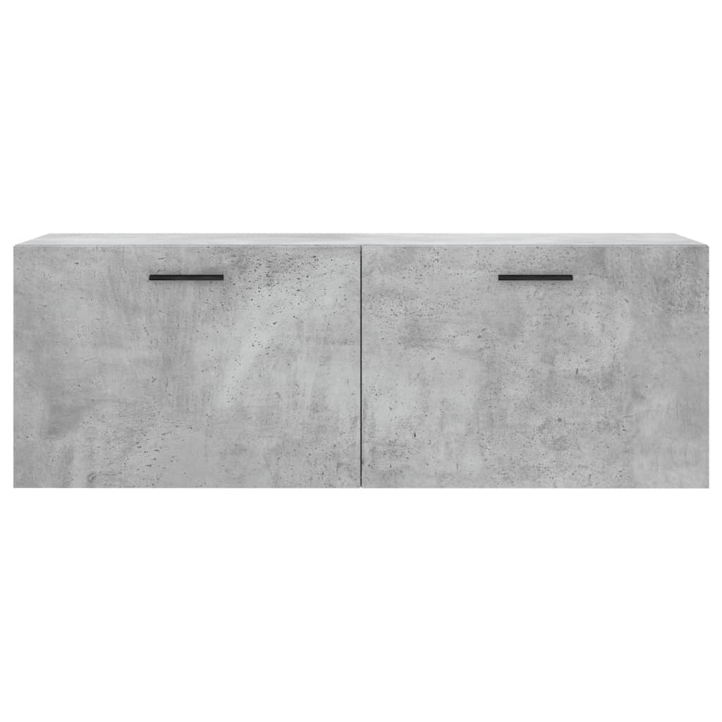 vidaXL Armoire murale gris béton 100x36,5x35 cm Aggloméré