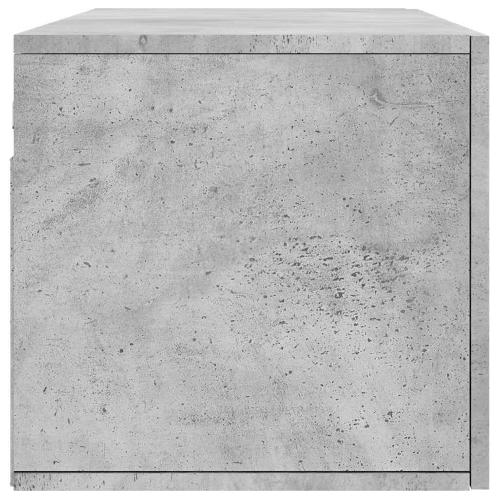 vidaXL Armoire murale gris béton 100x36,5x35 cm Aggloméré