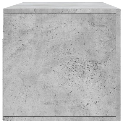 vidaXL Armoire murale gris béton 100x36,5x35 cm Aggloméré
