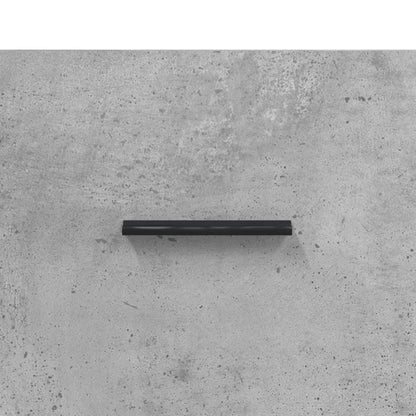 vidaXL Armoire murale gris béton 100x36,5x35 cm Aggloméré