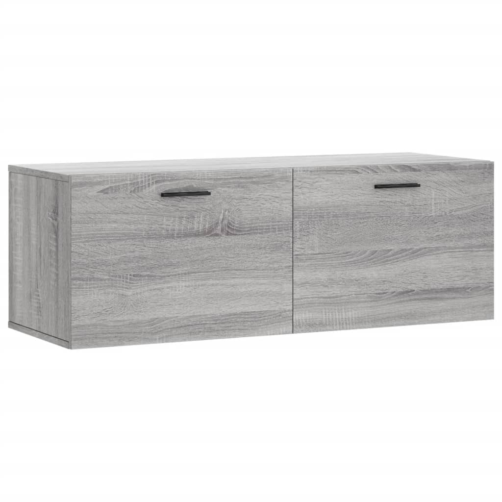 vidaXL Armoire murale gris Sonoma 100x36,5x35 cm Aggloméré