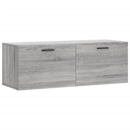 vidaXL Armoire murale gris Sonoma 100x36,5x35 cm Aggloméré